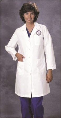 Lab coat hot sale with logo